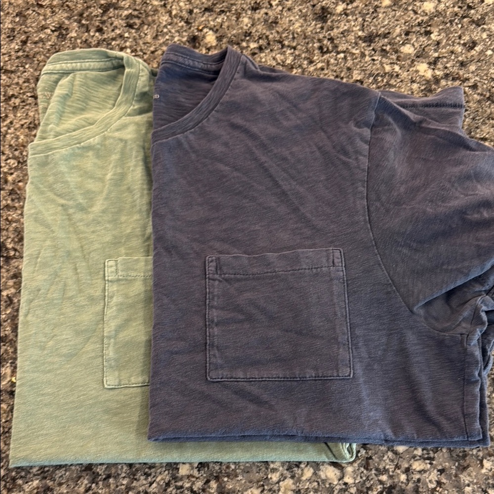 J. Crew Blue Pocket T-Shirt